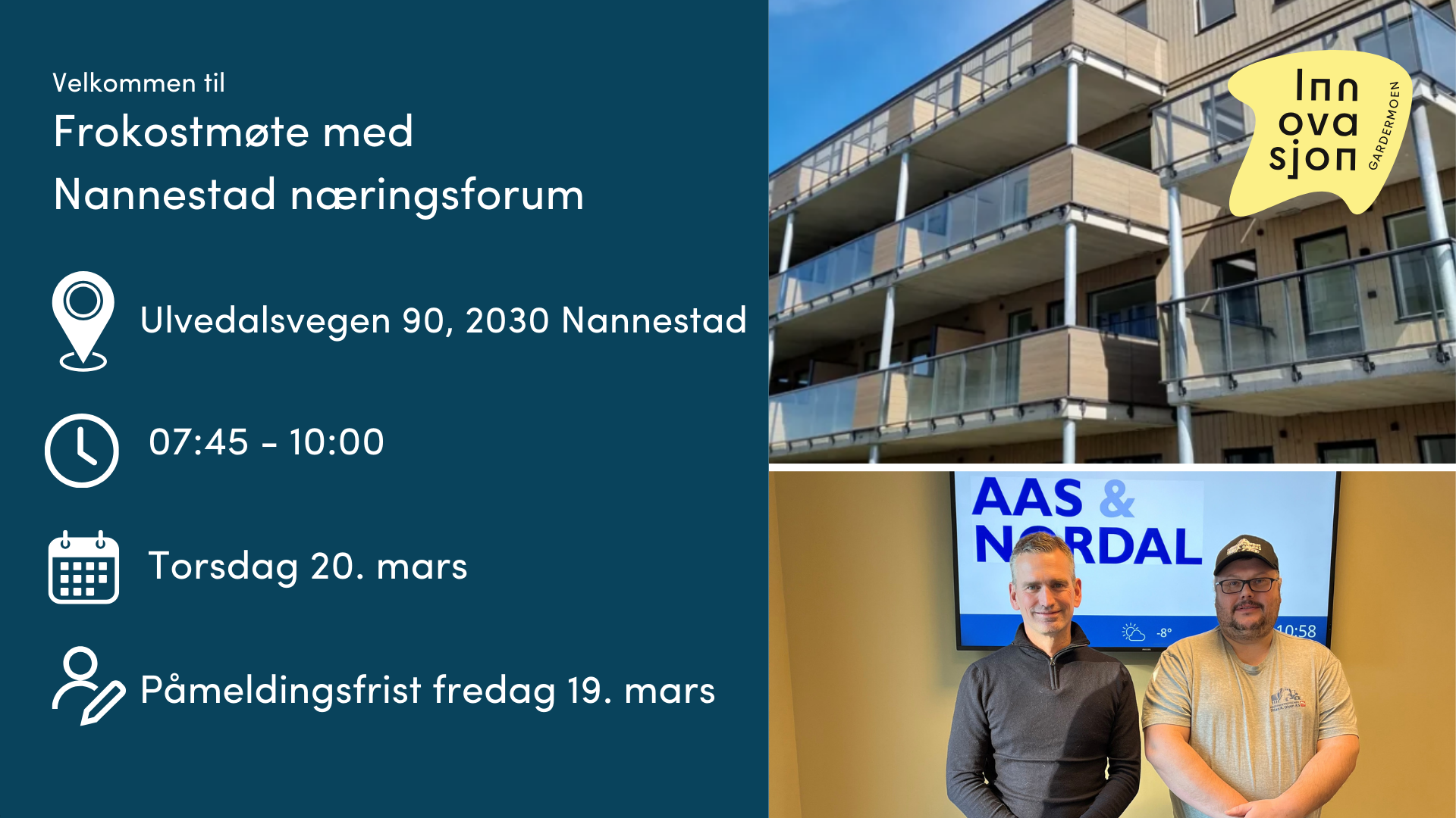 Frokostmøte med Nannestad Næringslivsforum